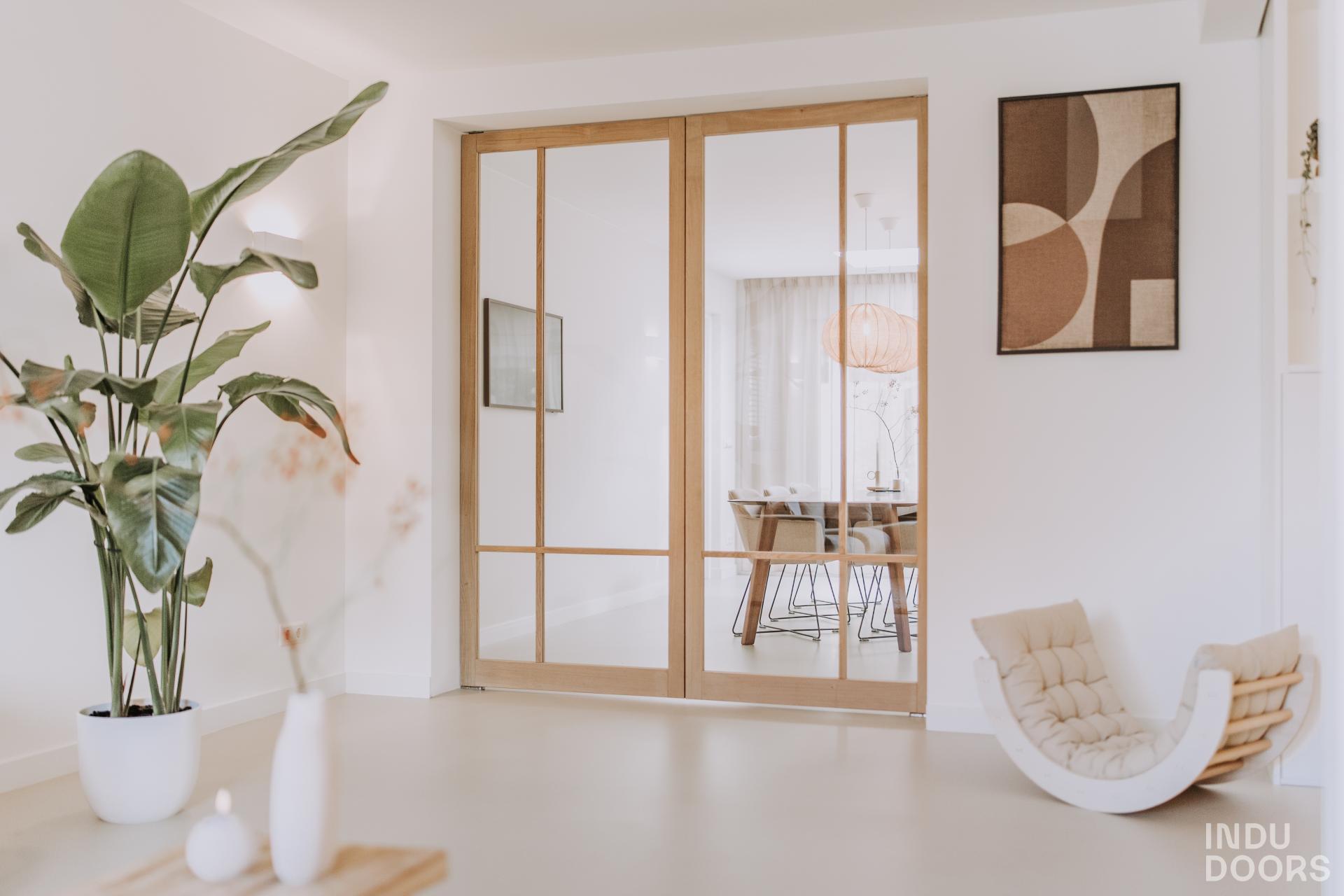 Dubbele eiken taatsdeur van Indudoors