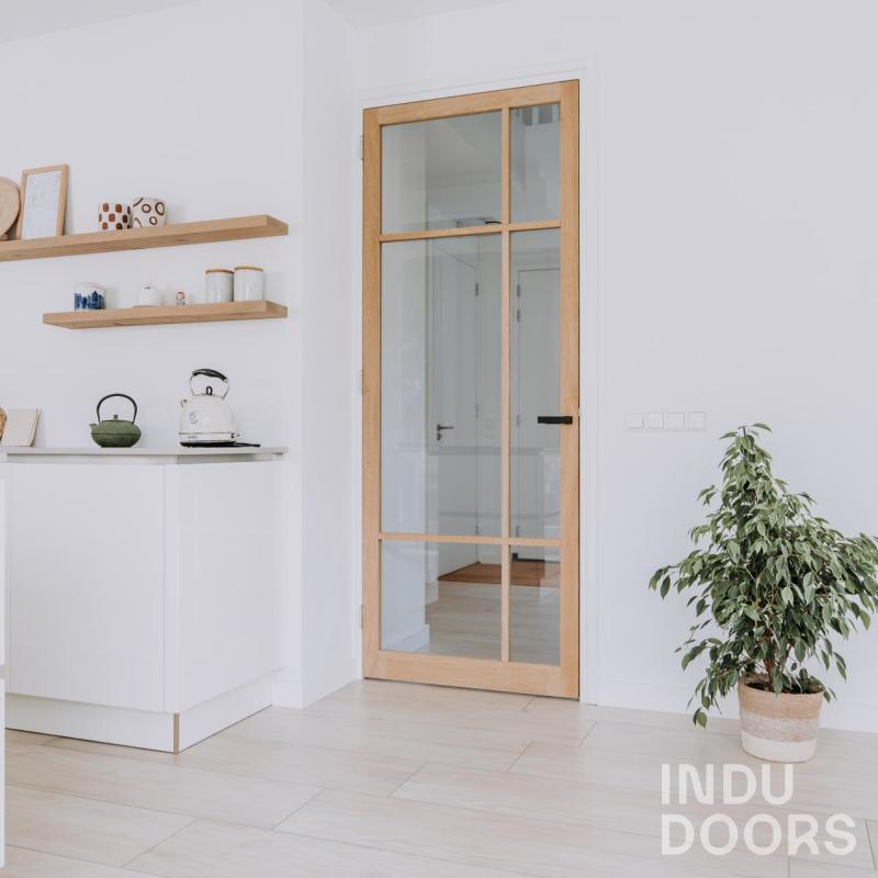 Indudoors eiken scharnierdeur