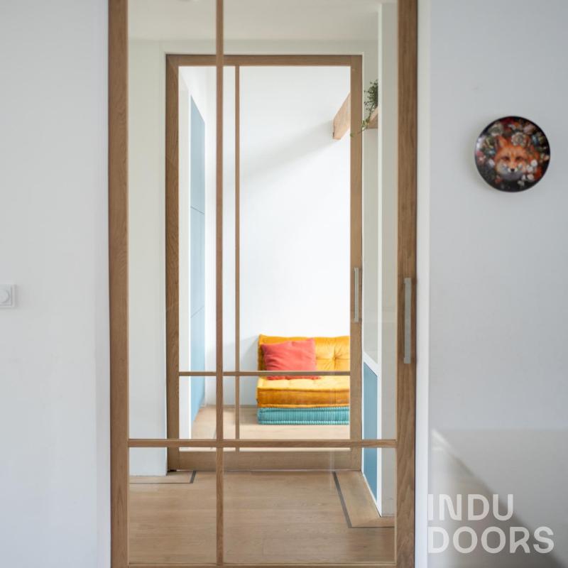 Eikenhouten binnendeuren met glas van Indu Doors®
