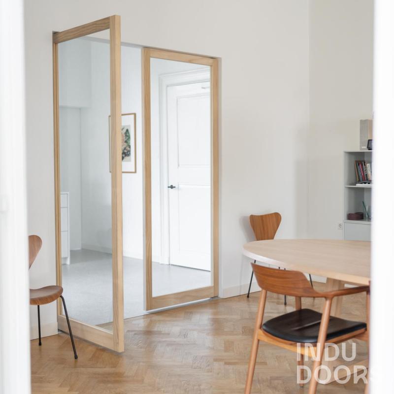 Accoya binnendeuren met glas van Indu Doors