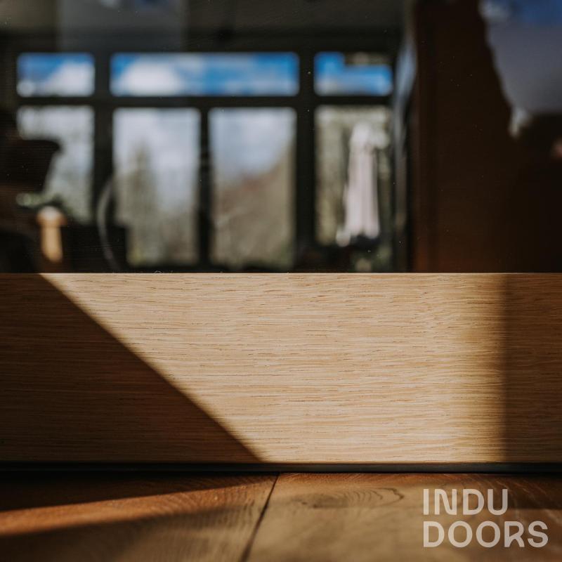 Geluiddempende glazen wand van Indu Doors® 